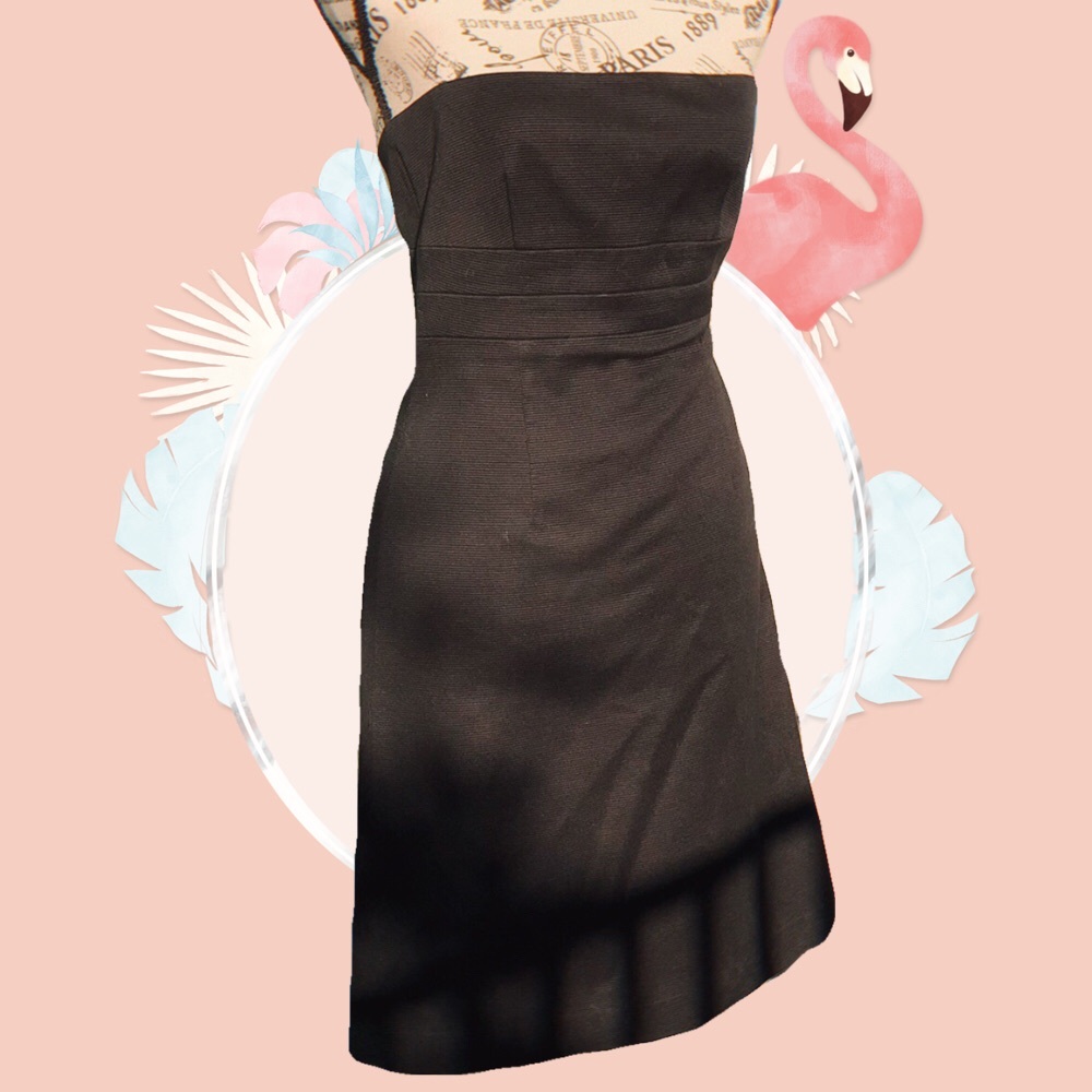 Banana Republic Black Strapless Dress